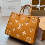 Louis Vuitton Onthego MM Tote Bag Orange 35Cm M45982 - Image 4