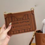 Louis Vuitton Neverfull Bandoulière Inside Out BB Monogram Brown 26Cm - Image 8