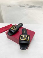 Valentino Garavani Vlogo Signature Slide Sandal Black - Image 9