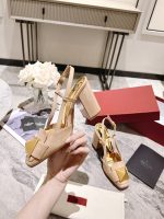 Valentino Garavani One Stud Patent Leather Slingback Pump Rose Cannelle - Image 6