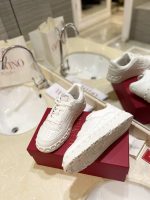 Valentino Garavani Freedots Low Top Sneaker In Leather White 4Y2S0H43Rdg 0Bo - Image 7