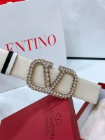 Valentino Garavani Reversible Belt With Signature Vlogo White - Image 9