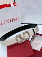 Valentino Garavani Reversible Belt With Signature Vlogo White - Image 3