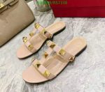 Valentino Flat Roman Stud Slide Sandal 3W2S0Bu9Zwmgf9 - Image 5