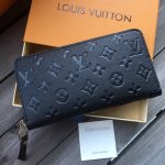 Louis Vuitton Zippy Wallet Monogram Empreinte Black 19cm M61864 - Image 3