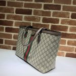 Gucci Ophidia Large Tote Bag Beige And Dark Brown Gg Supreme 38Cm 631685 96Iwb 8745 - Image 4