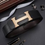 Hermes Mini Gold Hardware Constance Guillochee Belt Buckle - Image 4