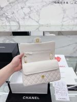 Chanel Classic Mini Flap Gold Hardware White 25Cm - Image 5