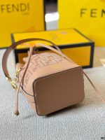 Fendi Mon Tresor Canvas Bag With Ff Embroidery 23cm - Image 8