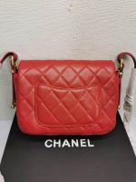 Chanel 23b Small Flap Bag Red 22cm - Image 4