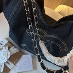 Chanel Denim Timeless Cc Tote Blue 36Cm - Image 5