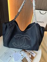 Chanel Denim Timeless Cc Tote Blue 36Cm - Image 6