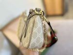 Gucci Ophidia Small Shoulder Bag Beige And White 25Cm 735132 Uulag 9682 - Image 4