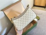 Gucci Ophidia Small Shoulder Bag Beige And White 25Cm 735132 Uulag 9682 - Image 6