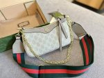 Gucci Ophidia Small Shoulder Bag Beige And White 25Cm 735132 Uulag 9682 - Image 7