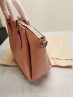 Louis Vuitton Haumea Mahina Magnolia Pink Leather Bag 30Cm M55030 - Image 4