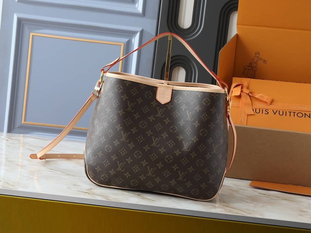 Louis Vuitton Delightful Monogram Bag Brown 40Cm M40352 - Image 4