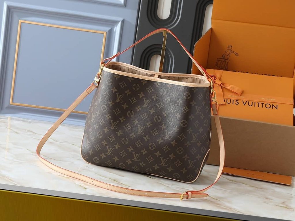 Louis Vuitton Delightful Monogram Bag Brown 40Cm M40352 - Image 3