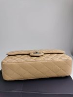 Chanel Cc Timeless Lined Flap Caviar Bag Dark Beige 26Cm - Image 5