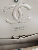 Chanel Cc Timeless Lined Flap Caviar Bag Dark Beige 26Cm - Image 7