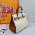 Hermes Birkin 30 Togo Brushed Leather Gold Hardware Beige Brown 30Cm - Image 4