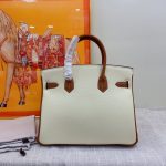 Hermes Birkin 30 Togo Brushed Leather Gold Hardware Beige Brown 30Cm - Image 5