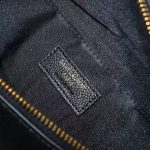 Saint Laurent Belt Bag Ysl Logo Appliquéd Leather Black 25Cm - Image 3