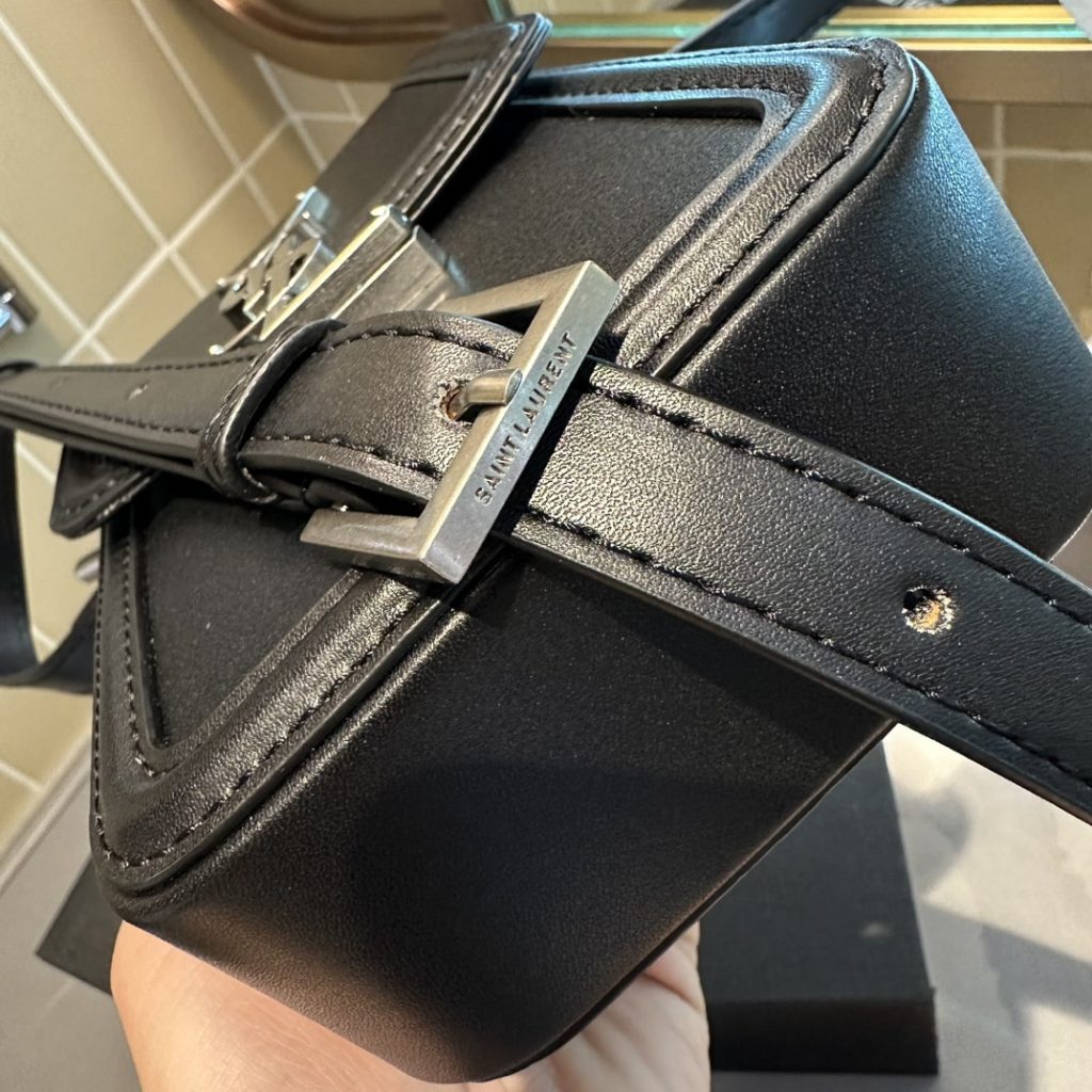 Saint Laurent Solferino Mini Bag In Smooth Leather Black 11Cm 7539630Sx0E1000 - Image 4