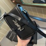 Saint Laurent Solferino Mini Bag In Smooth Leather Black 11Cm 7539630Sx0E1000 - Image 3