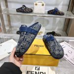 Fendi Feel Ff Mules Denim Blue 8r8448akzpf1pz7 - Image 9