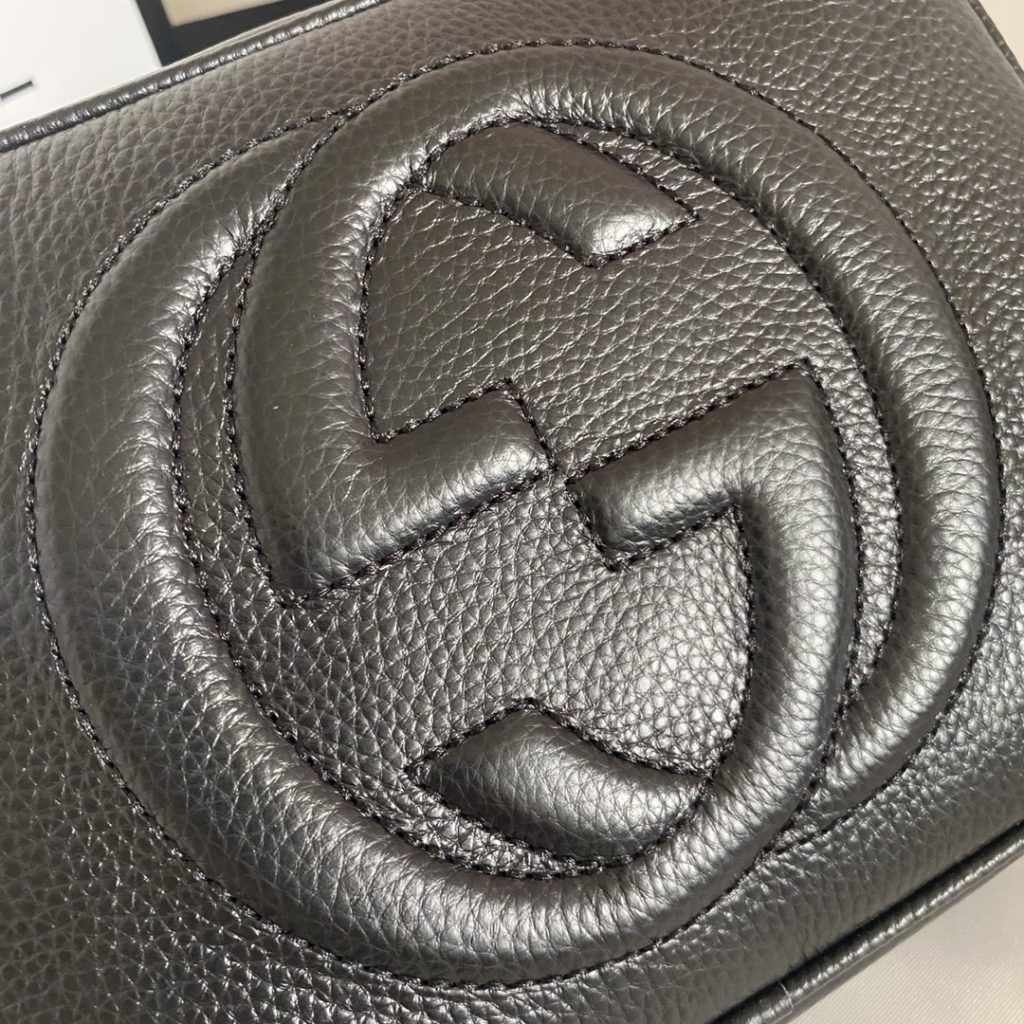 Gucci Soho Small Leather Disco Bag Black 308364 A7M0G 1000 - Image 5