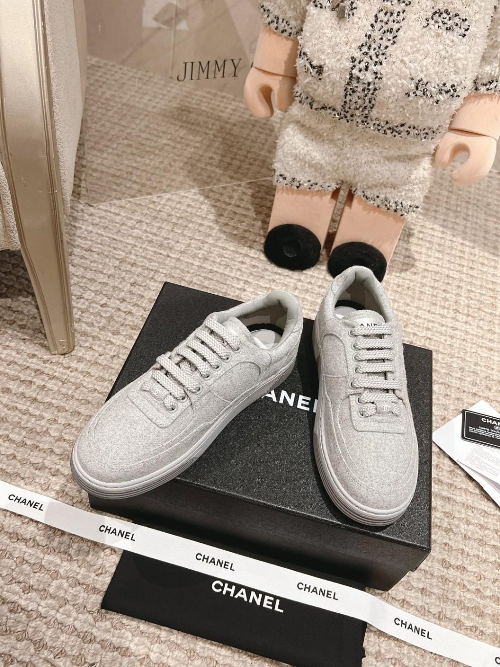 CHANEL Wool & Mixed Fibers Sneakers - Image 2