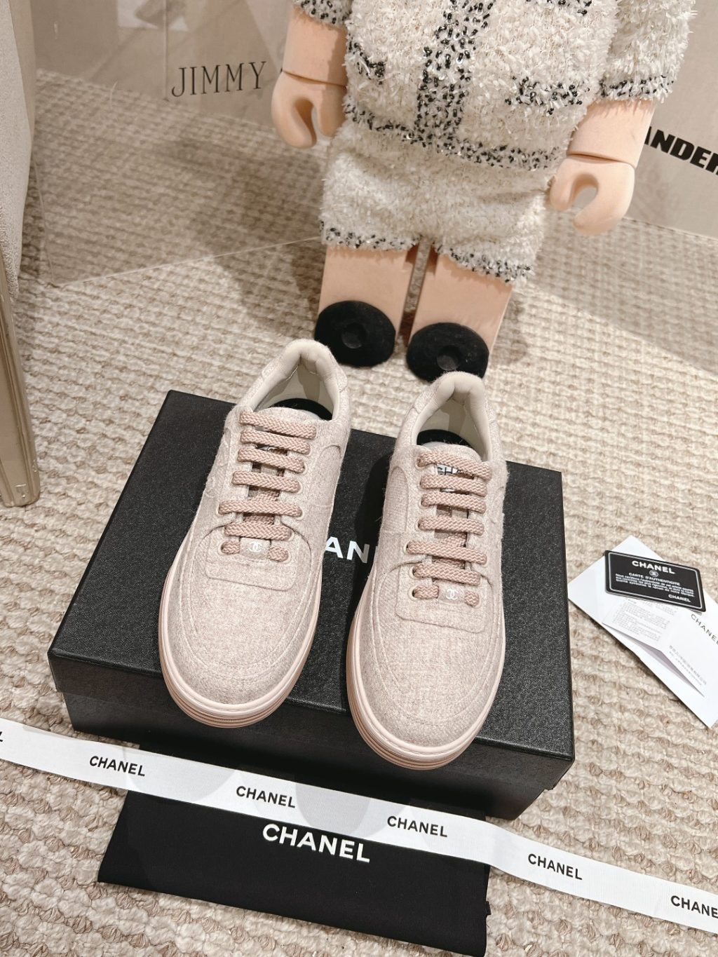 CHANEL Wool & Mixed Fibers Sneakers - Image 4