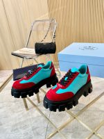 Prada thick-sole genuine leather shoes for couples - Image 3