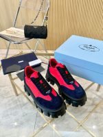 Prada thick-sole genuine leather shoes for couples - Image 2