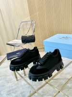 Prada thick-sole genuine leather shoes for couples - Image 3