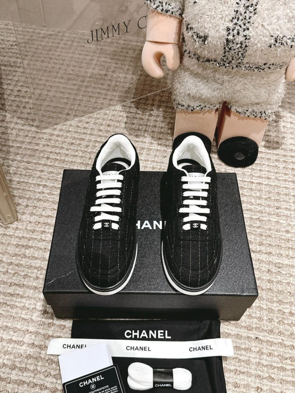CHANEL Wool & Mixed Fibers Sneakers - Image 2