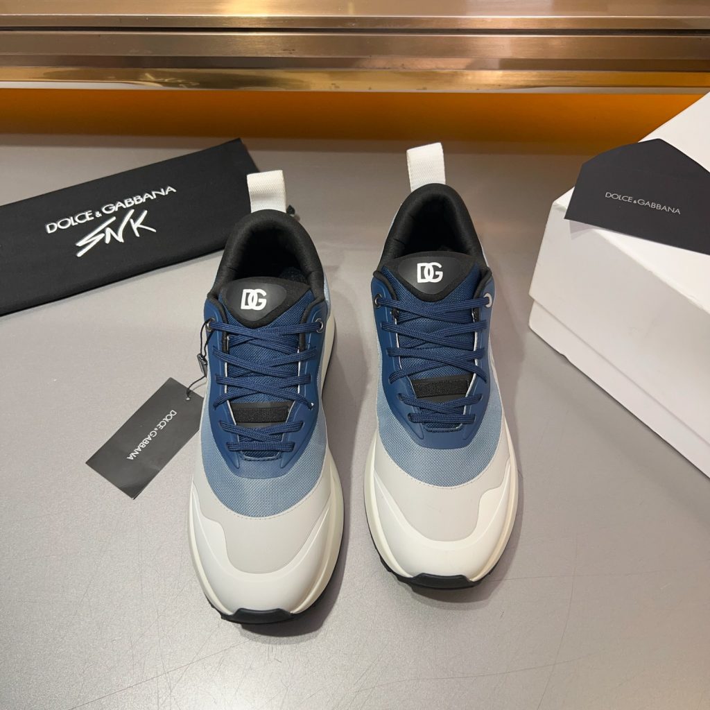 DOLCE & GABBANA Mixed-material sneakers - Image 3