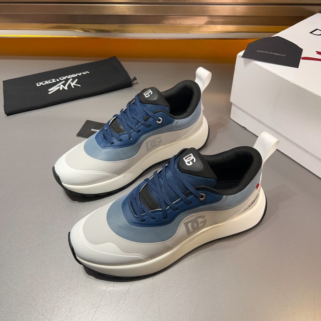 DOLCE & GABBANA Mixed-material sneakers - Image 4