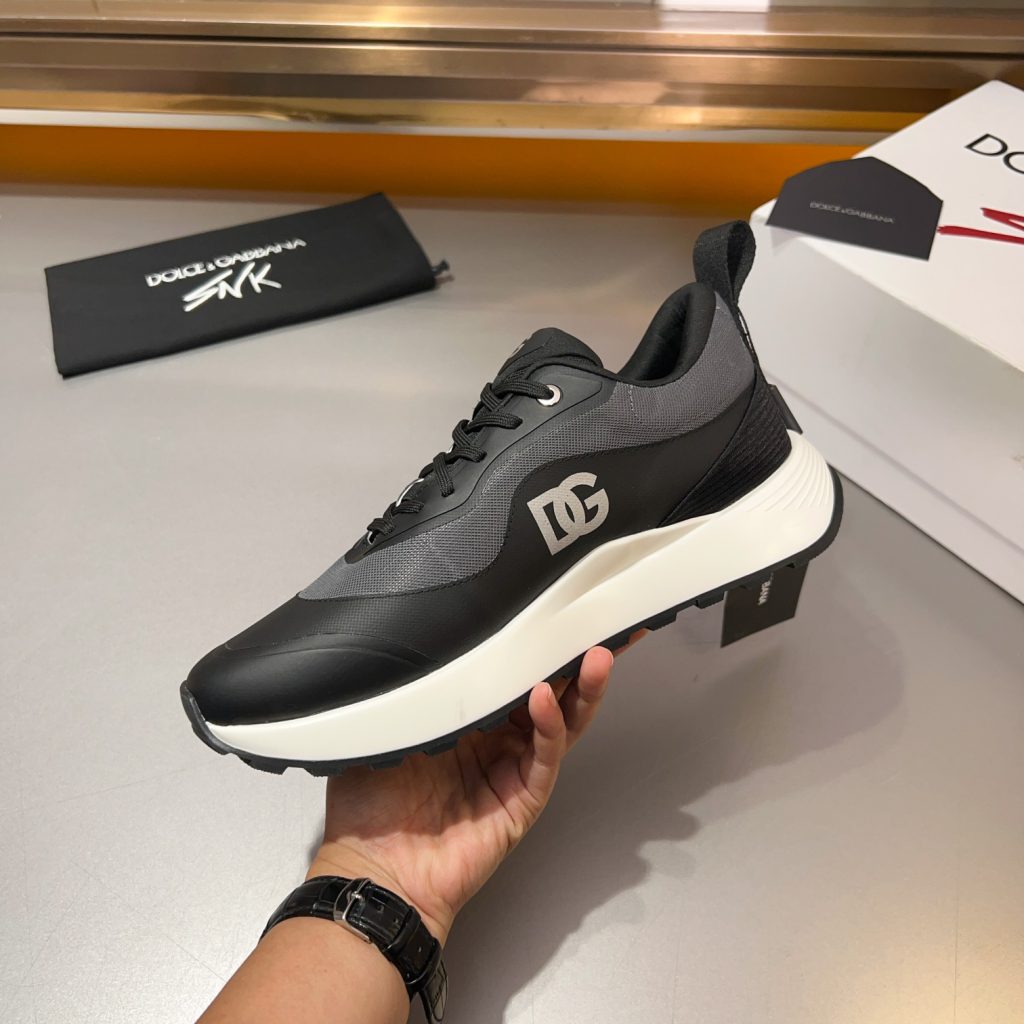 DOLCE & GABBANA Mixed-material sneakers - Image 4