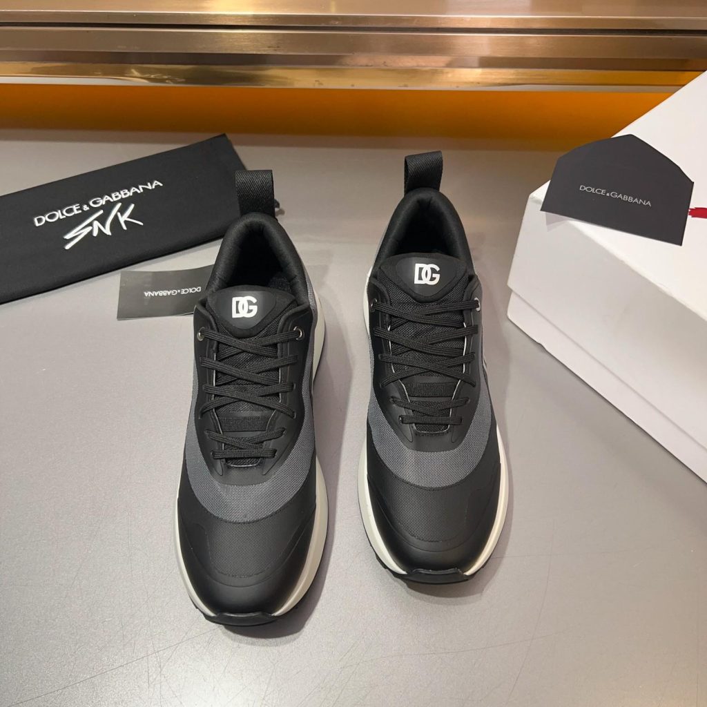 DOLCE & GABBANA Mixed-material sneakers - Image 2