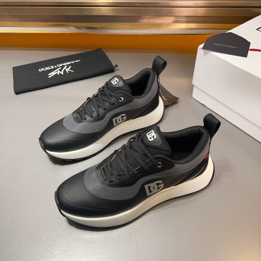 DOLCE & GABBANA Mixed-material sneakers - Image 3