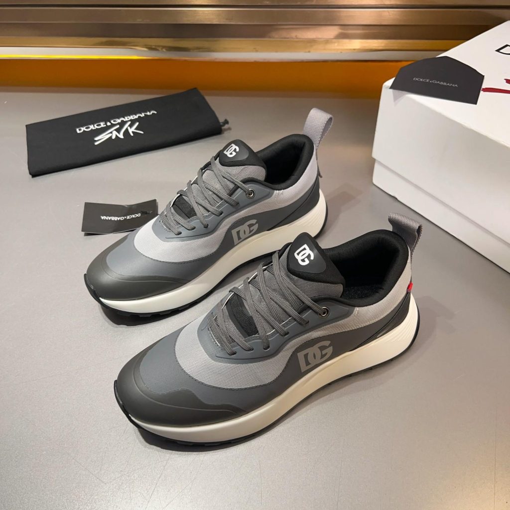 DOLCE & GABBANA Mixed-material sneakers - Image 3