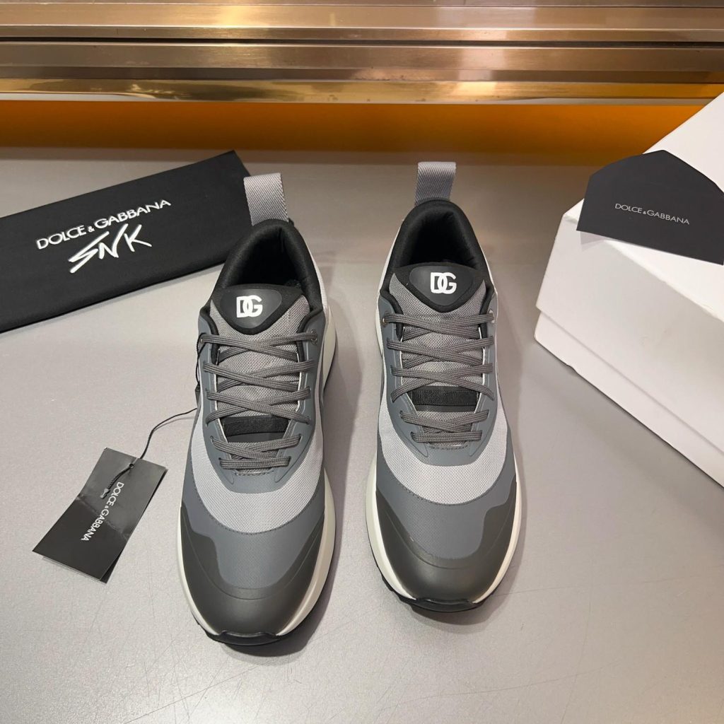 DOLCE & GABBANA Mixed-material sneakers - Image 2