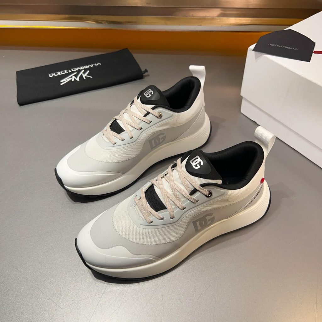 DOLCE & GABBANA Mixed-material sneakers - Image 3