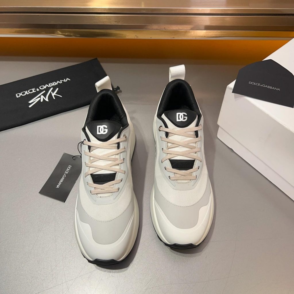 DOLCE & GABBANA Mixed-material sneakers - Image 2