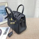 Hermes Birkin Mini Gold Hardware Epsom Black 20Cm - Image 6