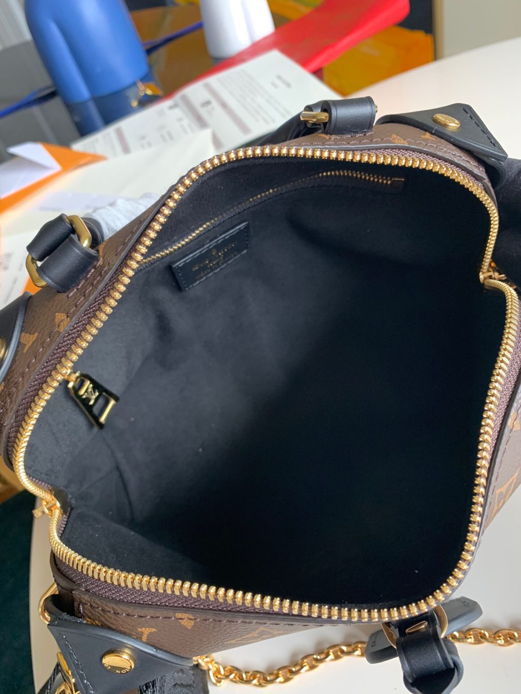 Louis Vuitton Monogram Petite Malle Souple 20Cm M45571 - Image 10