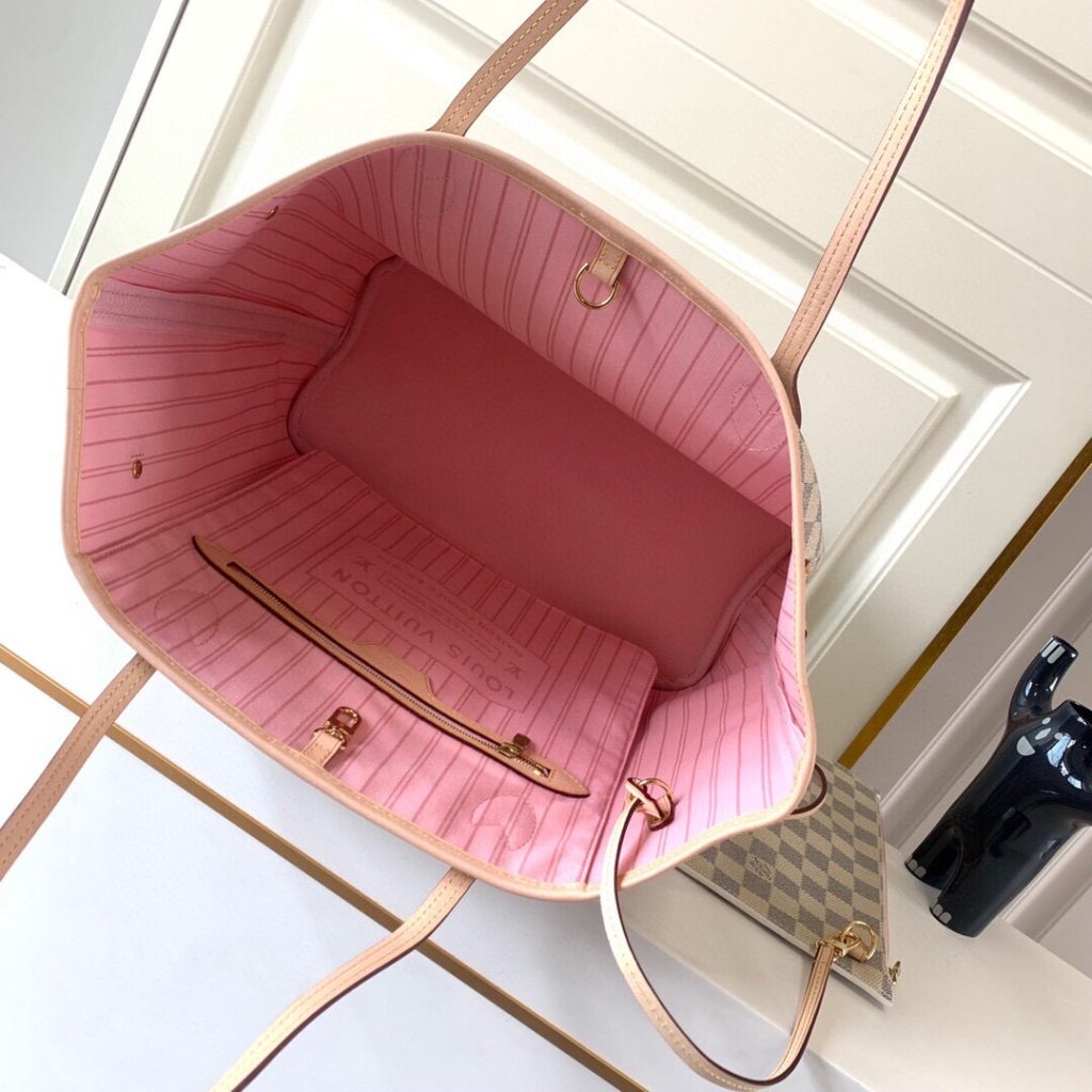 Louis Vuitton Neverfull MM Rose Pink 31Cm N41605 - Image 10