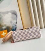 Louis Vuitton Croisette Damier Azur Canvas Top Handle Bag White 25cm N41581 - Image 9